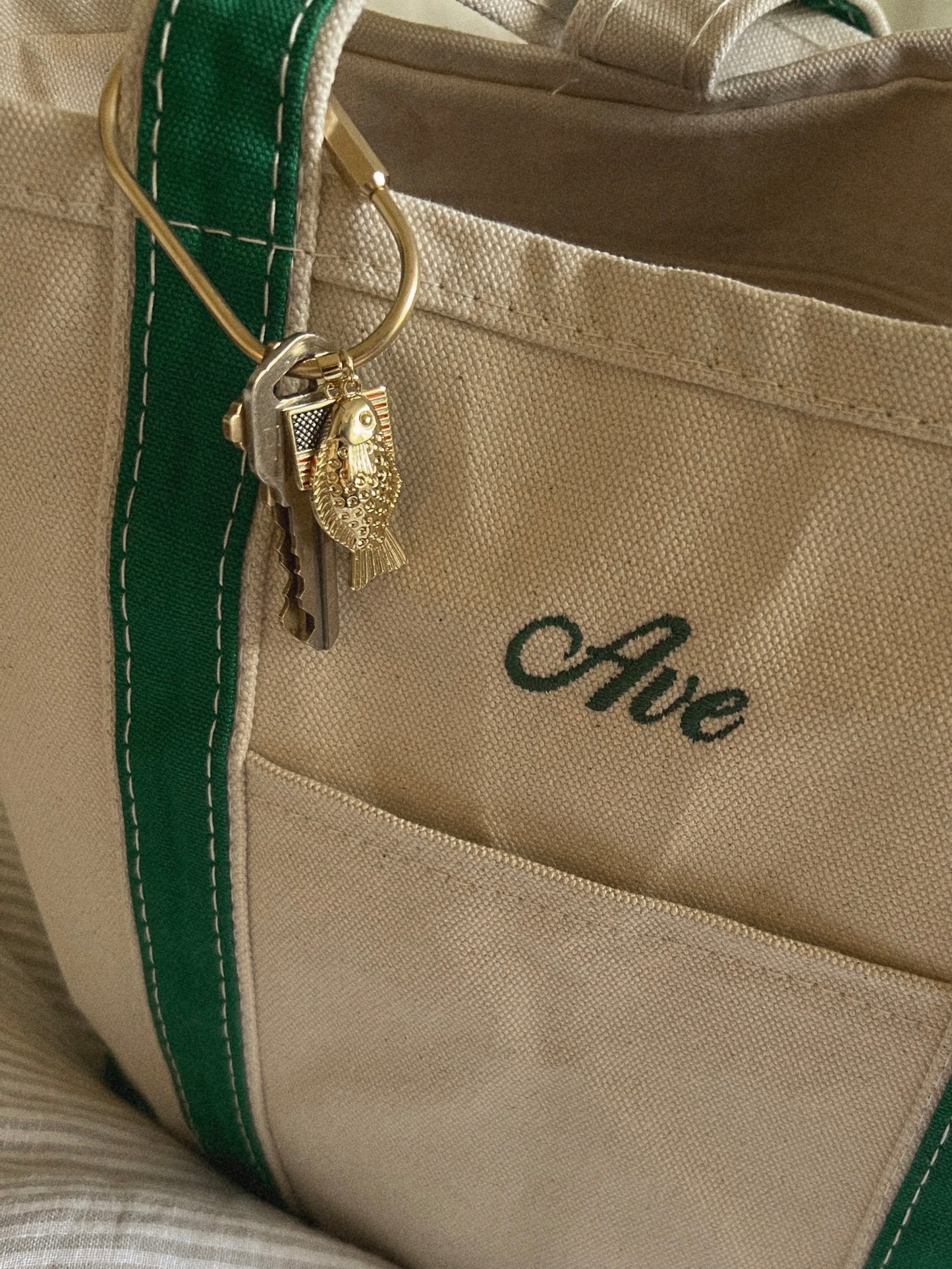 Brass Carabiner Key Chain