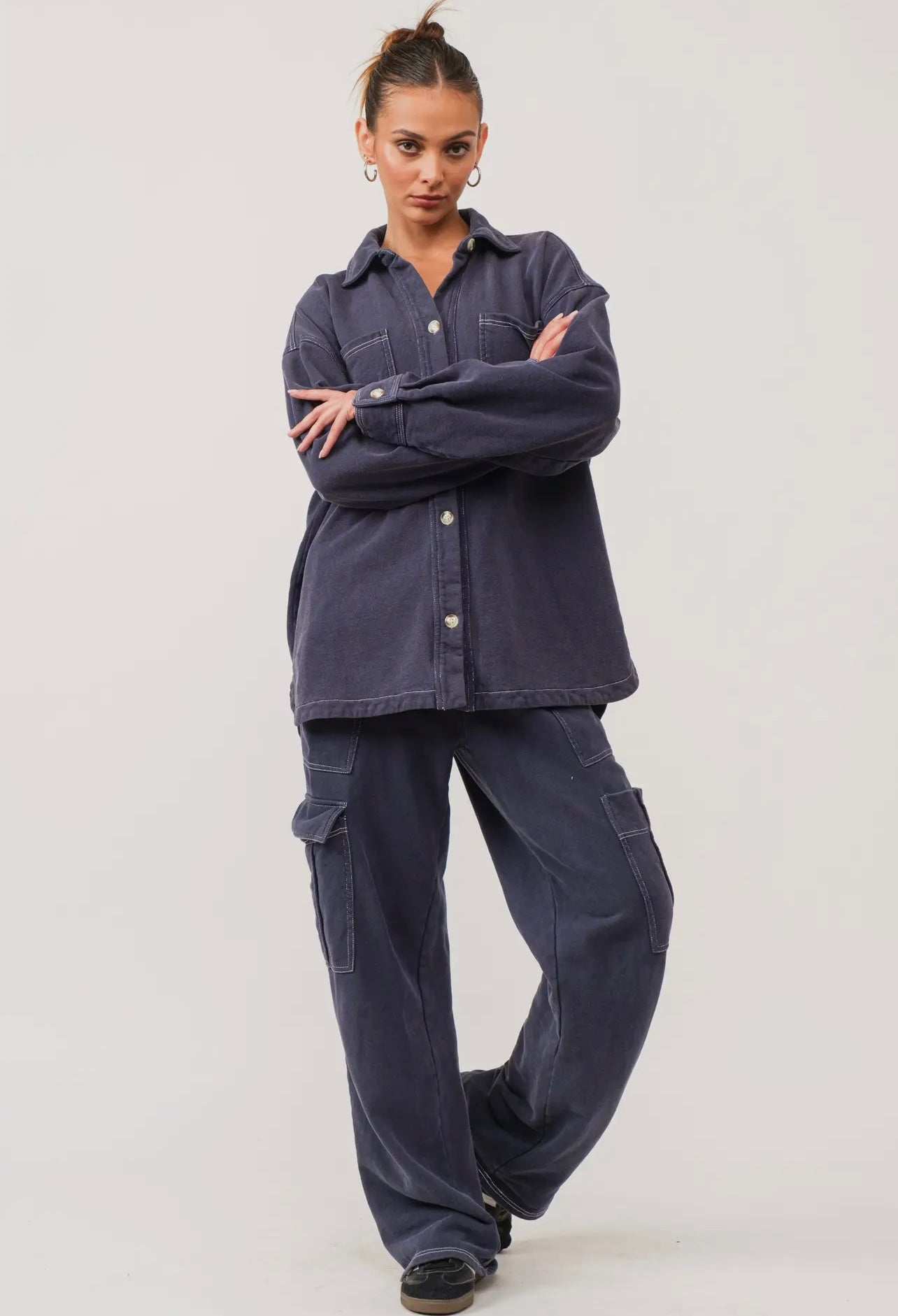 Karina Loop Terry Cargo Pant