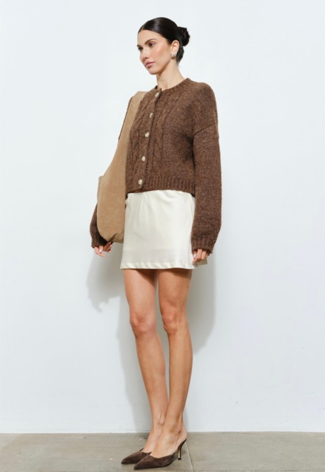 Eros Cable Knit Cardigan