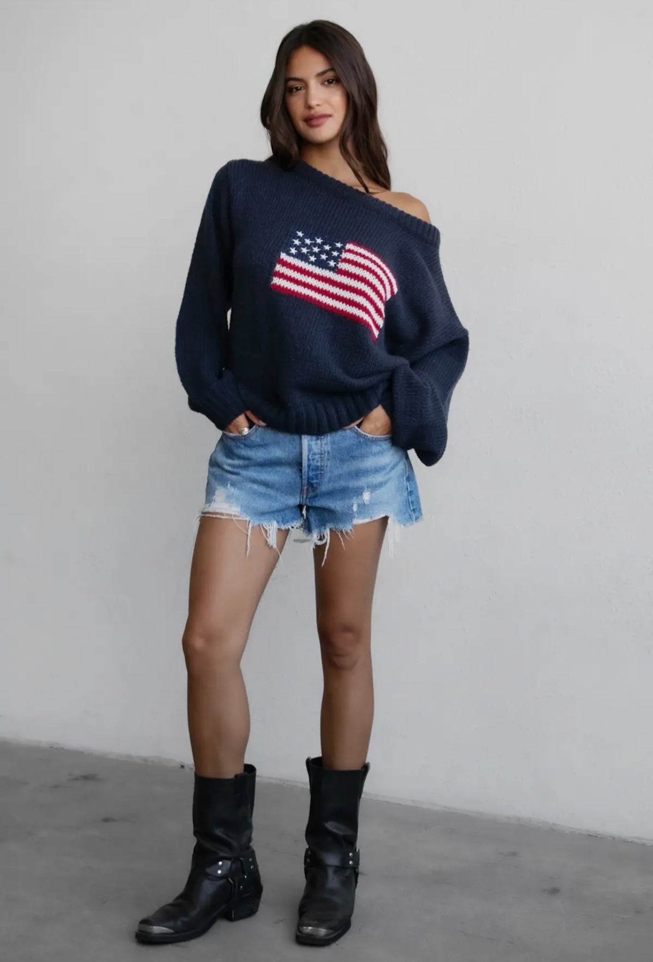 American Honey Knit in Navy
