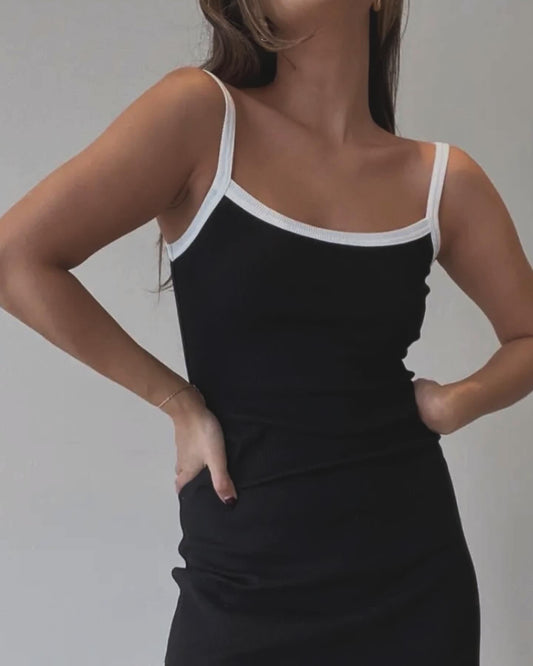 It Girl Ribbed Mini Dress