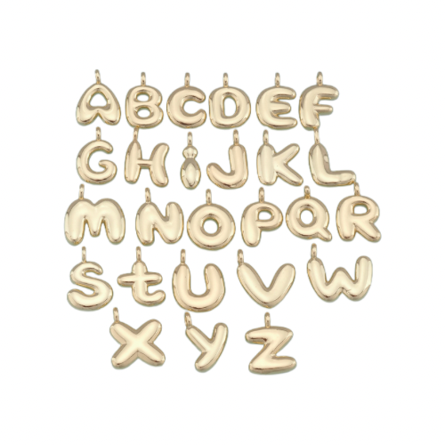 Jumbo Bubble Letter Charm