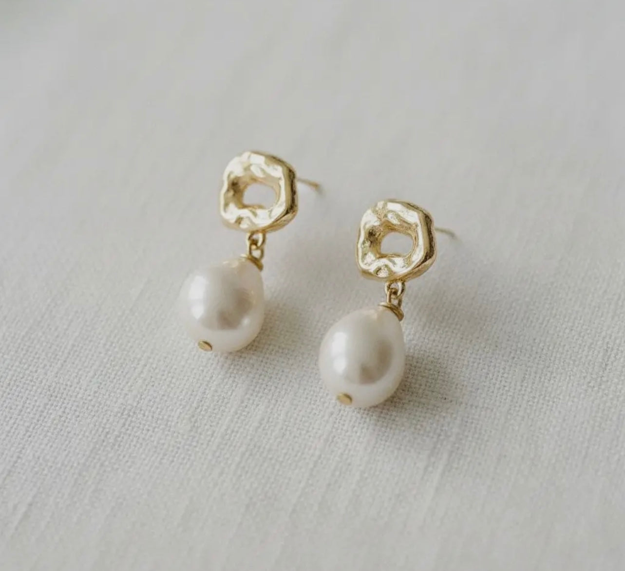 Vintage Pearl Drop Stud