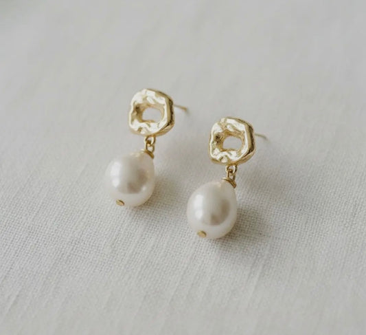 Vintage Pearl Drop Stud