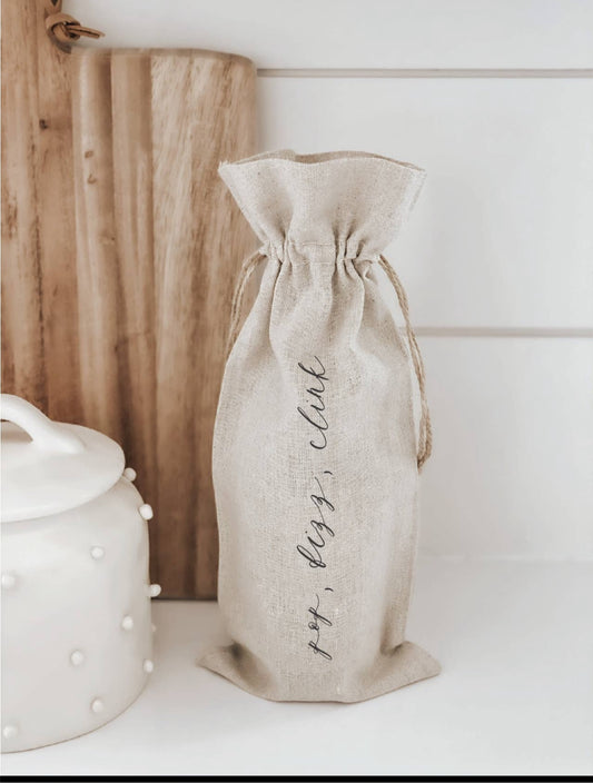 Pop Fizz Clink Wine Bag